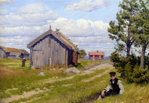 Paul Fischer Landidyl (Farmyard)
