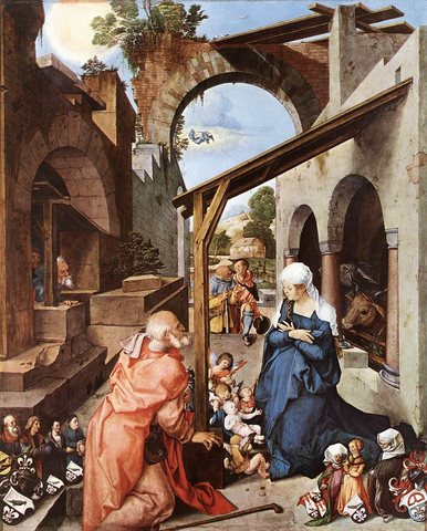 Paumgartner Altar detail of central panel