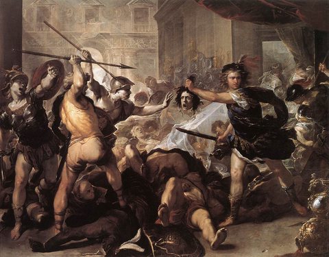 Perseus Fighting Phineus And His Companions