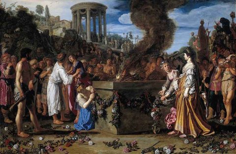 Pietersz Orestes And Pylades Disputing At The Altar
