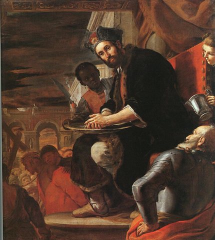 Pilate washing His Hands
