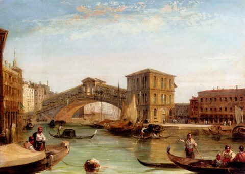 Ponto Di Rialto Canal Grande