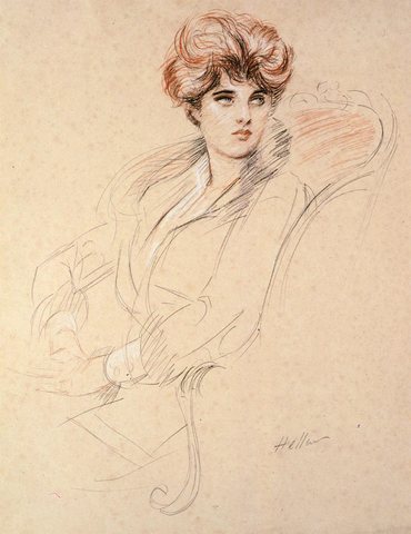 Portrait Of A Lady Seated
