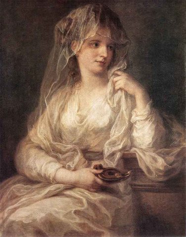 Portrait Of A Woman Dressed As Vestal Virgin KAUFFM