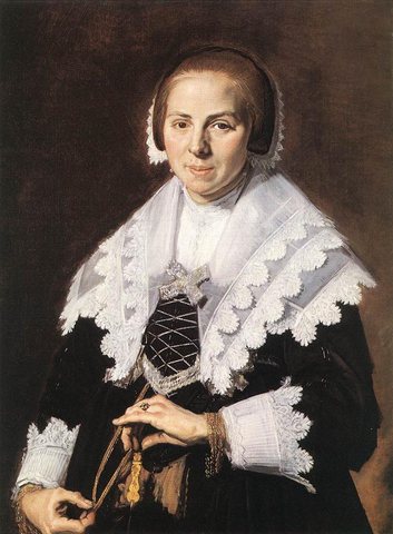 Portrait Of A Woman Holding A Fan