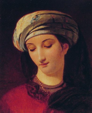 Portrait of A Woman with a Turban
