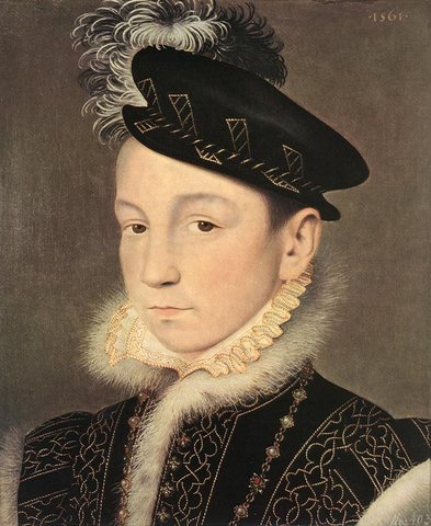 Portrait of King Charles IX of France