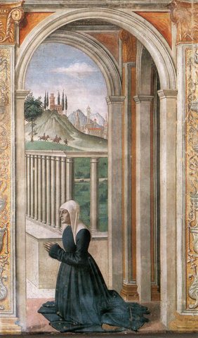 Portrait Of The Donor Francesca Pitti Tornabuoni