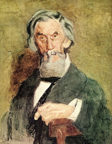 Portrait of William H Mac Dowell (unfinished)