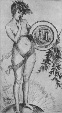 Premier frontispiece avec le monogramme