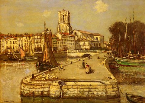 Rafaelli Jean Francois A Sunlit Port