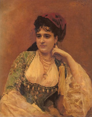 Raimundo De Madrazo Portrait Of A Lady