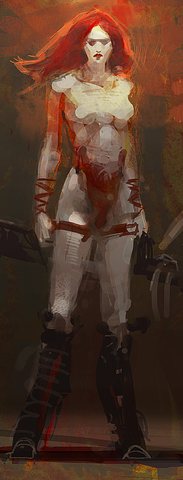 red fighter