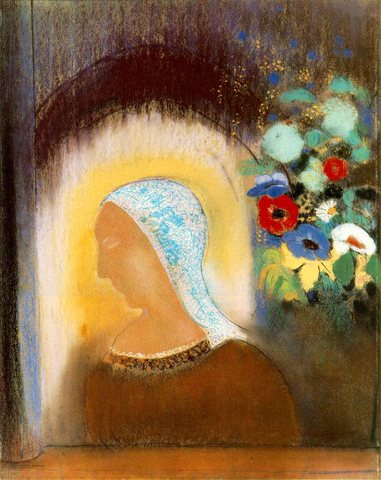 redon profile-flowers