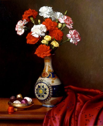 Richards Kirk Carnations and Chocolates