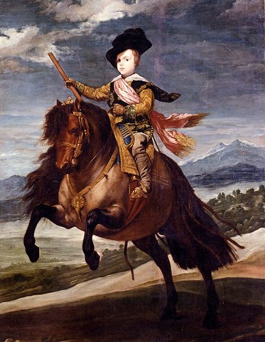 Rodriguez De Silva Y Equestrian Portrait Of Balthasar Carlos