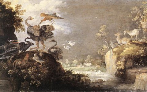 Roelandt Landscape With Animals