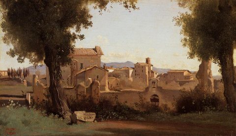 Rome View from the Farnese Gardens Morning