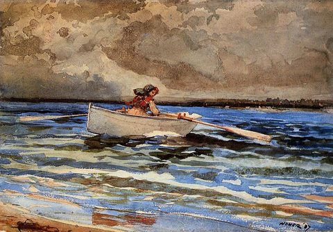 Rowing at Prout-s Neck
