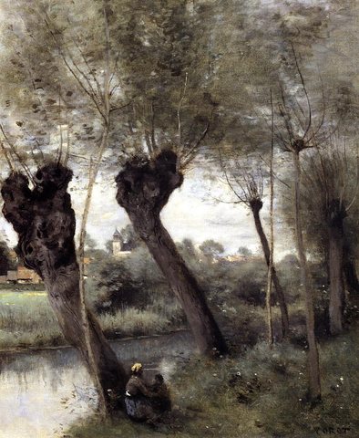 Saint Nicholas les Arras Willows on the Banks of the Scarpe