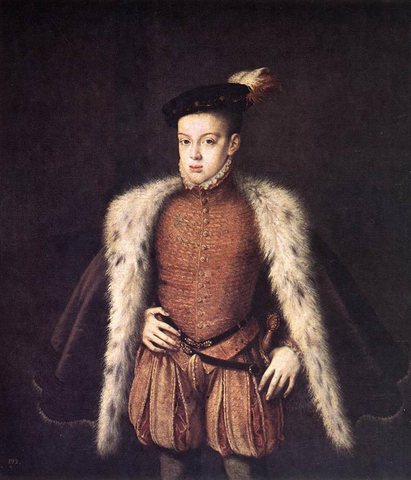 SANCHEZ COELLO Alonso Prince Don Carlos Of Austria