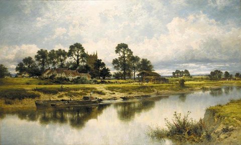 Severn Side Sabrina-s Stream at Kempsey on the River Severn