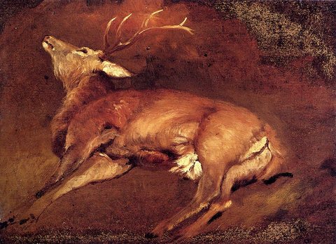 Sir Edwin Study Of A Dead Stag