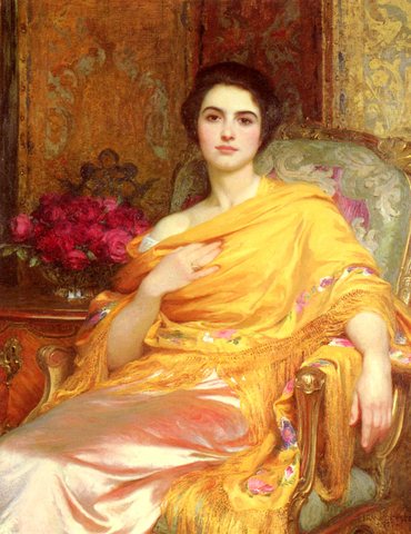 Sir Frank Portrait Of Elsa