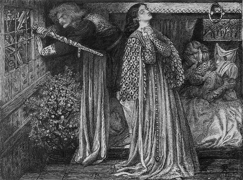 Sir Launcelot in the Queen-s Chamber