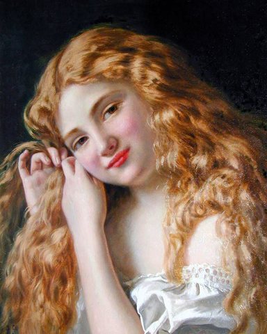 Sophie Young Girl Fixing Her Hair