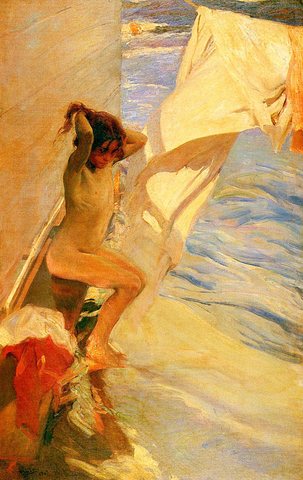 Sorolla Joaquin Antes Del Bano