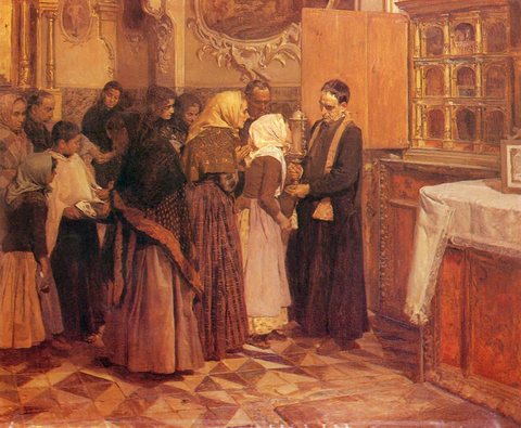Sorolla Joaquin El Beso De La Reliquia