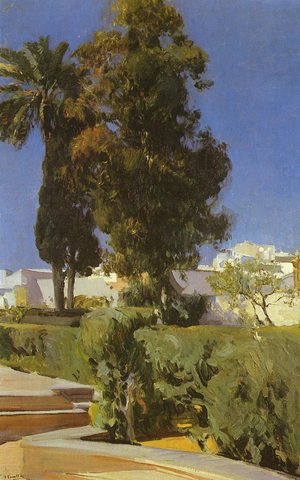 Sorolla Joaquin Jardines Del Alcazar