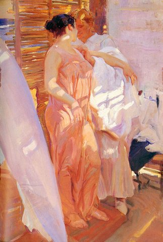 Sorolla Joaquin La Bata Rosa