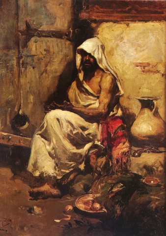 Sorolla Joaquin Un Arabe Examinando Una Pistola