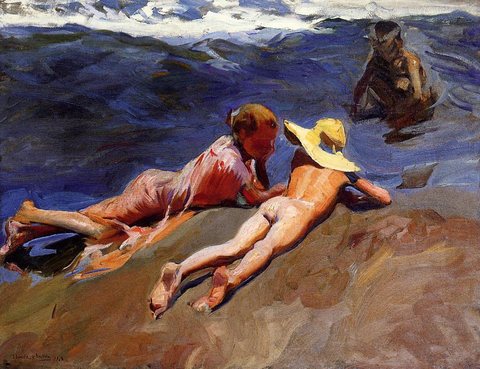 Sorolla y Bastida Joaquin On the Sand Valencia Beach