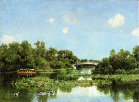 South End of Wooded Island aka View of Transportation Terrace