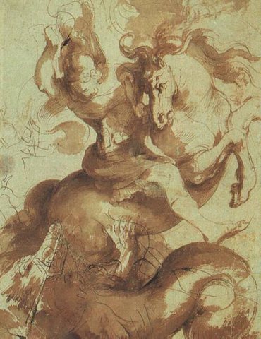 St George Slaying the Dragon Pen
