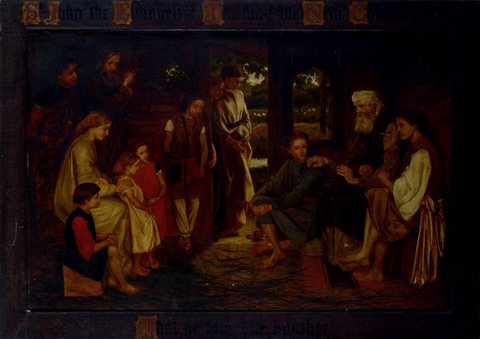St John The Efvangelist Teaching The New Commandment