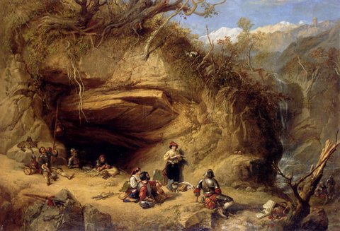 Stanfield William Clarkson Scene Near Zeldkirch In The Tyrol