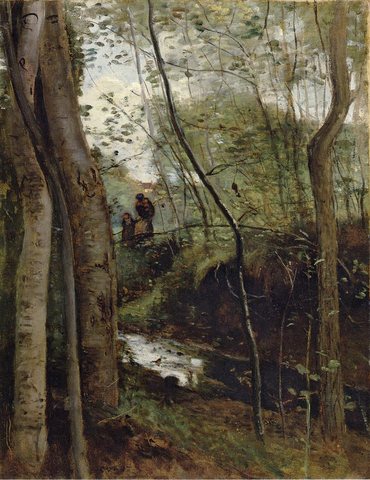 Stream in the Woods aka Un ruisseau sous bois