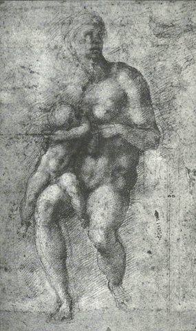 Study for a Holy Family with the Infant St John