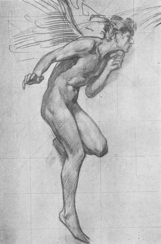 Study for the Figure of Boreas