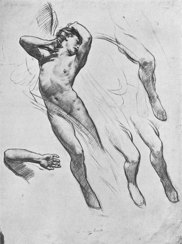Study for the Figure of Love in -Love Leaving Psyche