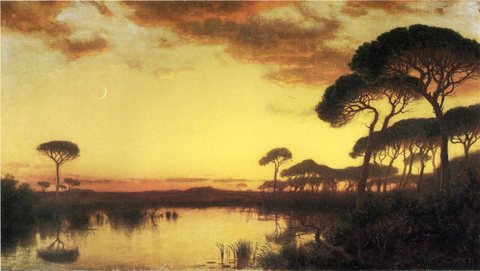 Sunset Glow Roman Campagna