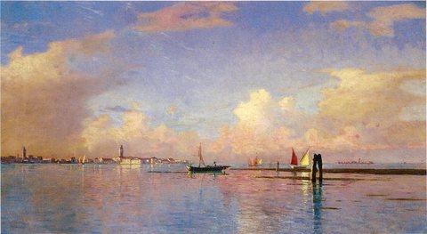Sunset on the Grand Canal Venice