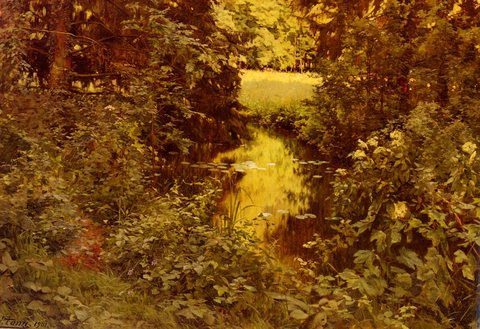 Tanzi Leon Louis Antoine Clairiere Dans Une Foret