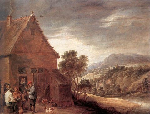 TENIERS David the Younger Before The Inn