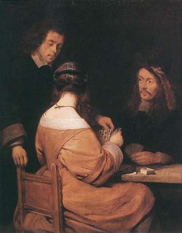 TERBORCH Gerard Card players