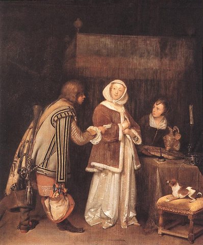 TERBORCH Gerard The Letter